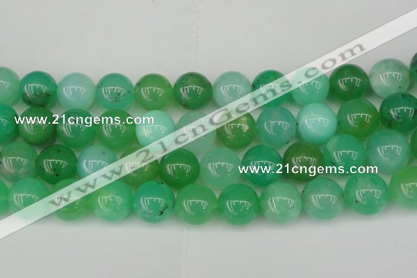 CAU355 15.5 inches 14mm round Australia chrysoprase beads