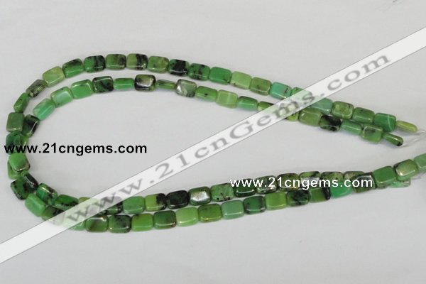 CAU36 15.5 inches 8*10mm rectangle australia chrysoprase beads wholesale
