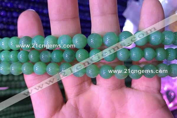 CAU374 15.5 inches 8mm round Australia chrysoprase beads