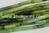 CAU46 15.5 inches 4*13mm tube Australia chrysoprase beads wholesale