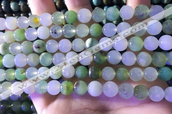 CAU473 15.5 inches 8mm round Australia chrysoprase beads