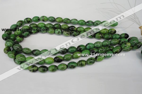 CAU48 15.5 inches 10*14mm rice Australia chrysoprase beads wholesale