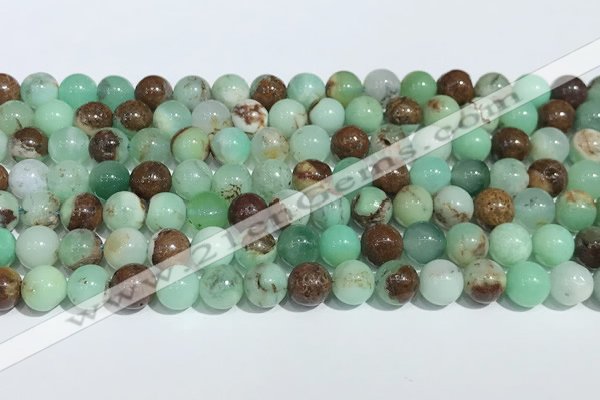 CAU483 15.5 inches 6mm round Australia chrysoprase beads