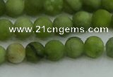 CAU511 15.5 inches 6mm round matte Chinese chrysoprase beads