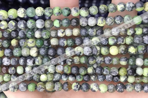 CAU520 15.5 inches 4.5mm - 5mm round Chinese chrysoprase beads