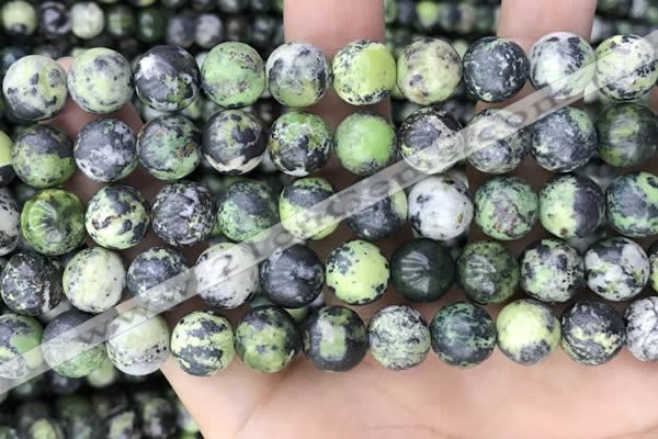 CAU526 15.5 inches 10mm round Chinese chrysoprase beads