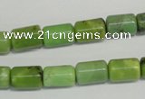 CAU57 15.5 inches 7*10mm tube Australia chrysoprase beads