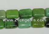 CAU63 15.5 inches 10*14mm rectangle Australia chrysoprase beads