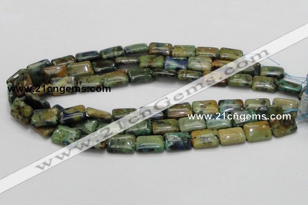 CAZ02 15.5 inches 14*18mm rectangle natural azurite gemstone beads