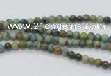 CAZ06 15.5 inches 4mm round natural azurite gemstone beads