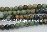 CAZ07 15.5 inches 6mm round natural azurite gemstone beads