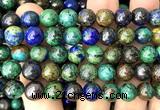 CAZ24 15 inches 10mm round azurite gemstone beads