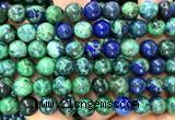CAZ42 15 inches 8mm round azurite malachite beads wholesale