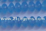 CBC271 15.5 inches 5*8mm A grade rondelle ocean blue chalcedony beads