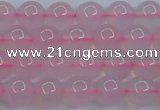 CBC302 15.5 inches 8mm round pink chalcedony beads wholesale
