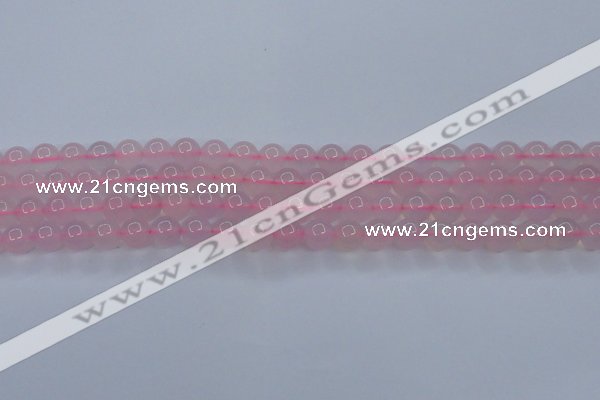 CBC302 15.5 inches 8mm round pink chalcedony beads wholesale