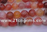 CBC401 15.5 inches 6mm A grade round orange chalcedony beads