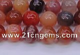 CBC403 15.5 inches 10mm A grade round orange chalcedony beads