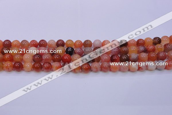 CBC403 15.5 inches 10mm A grade round orange chalcedony beads