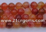 CBC410 15.5 inches 4mm AA grade round orange chalcedony beads