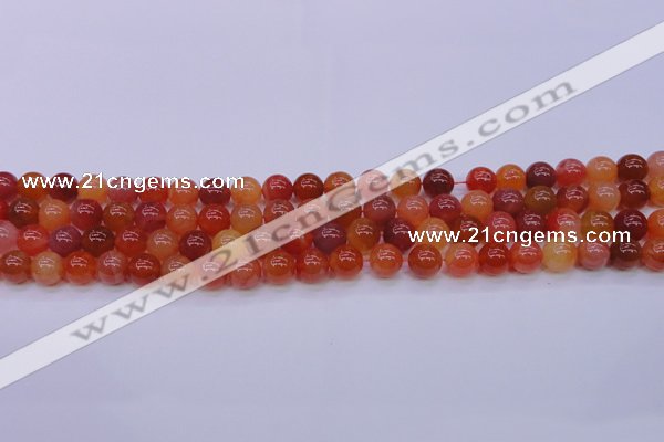 CBC413 15.5 inches 10mm AA grade round orange chalcedony beads