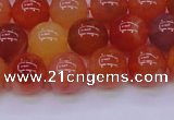 CBC415 15.5 inches 14mm AA grade round orange chalcedony beads