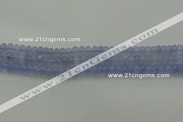 CBC441 15.5 inches 5*8mm rondelle blue chalcedony beads