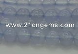 CBC451 15.5 inches 6mm round blue chalcedony beads wholesale