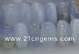 CBC473 15.5 inches 7*12mm rondelle blue chalcedony beads