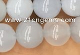 CBC733 15.5 inches 10mm round blue chalcedony beads wholesale