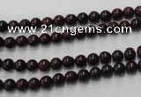 CBD150 15.5 inches 4mm round Chinese brecciated jasper beads