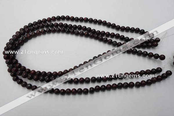CBD151 15.5 inches 6mm round Chinese brecciated jasper beads