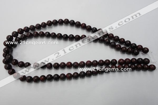 CBD152 15.5 inches 8mm round Chinese brecciated jasper beads