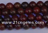 CBD350 15.5 inches 4mm round poppy jasper beads wholesale