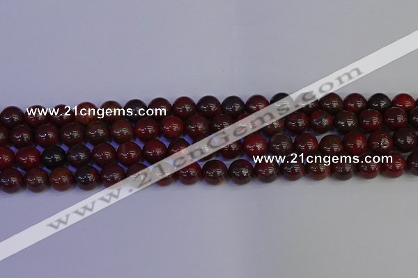 CBD353 15.5 inches 10mm round poppy jasper beads wholesale