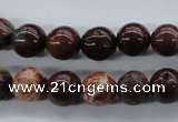 CBD62 15.5 inches 10mm round brecciated jasper gemstone beads