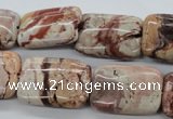 CBD79 15.5 inches 18*25mm rectangle brecciated jasper gemstone beads