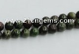 CBG01 15.5 inches 6mm round bronze green gemstone beads wholesale