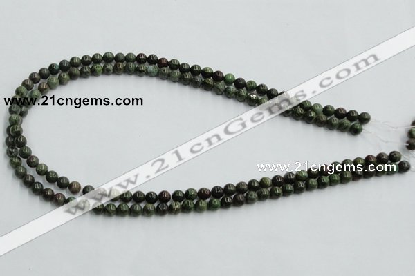 CBG01 15.5 inches 6mm round bronze green gemstone beads wholesale