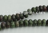 CBG03 15.5 inches 5*8mm rondelle bronze green gemstone beads