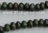 CBG04 15.5 inches 6*10mm rondelle bronze green gemstone beads