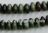 CBG05 15.5 inches 6*12mm rondelle bronze green gemstone beads