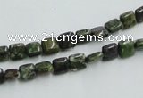 CBG16 15.5 inches 6*6mm square bronze green gemstone beads wholesale