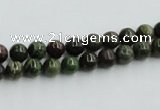 CBG22 15.5 inches 4mm round bronze green gemstone beads wholesale