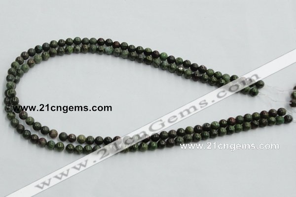 CBG22 15.5 inches 4mm round bronze green gemstone beads wholesale