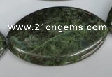 CBG34 15.5 inches 30*50mm marquise bronze green gemstone beads