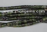 CBG74 15.5 inches 3*4mm heishi bronze green gemstone beads