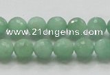 CBJ07 15.5 inches 10mm faceted round jade beads wholesale