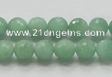 CBJ07 15.5 inches 10mm faceted round jade beads wholesale