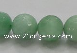 CBJ10 15.5 inches 18mm faceted round jade beads wholesale